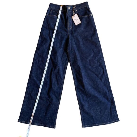 TED BAKER Auustyn High waisted wide leg jeans size 29 - Picture 6 of 13